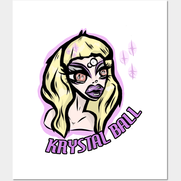 Krystal Ball - Blonde Bombshell Wall Art by krystalballdiva